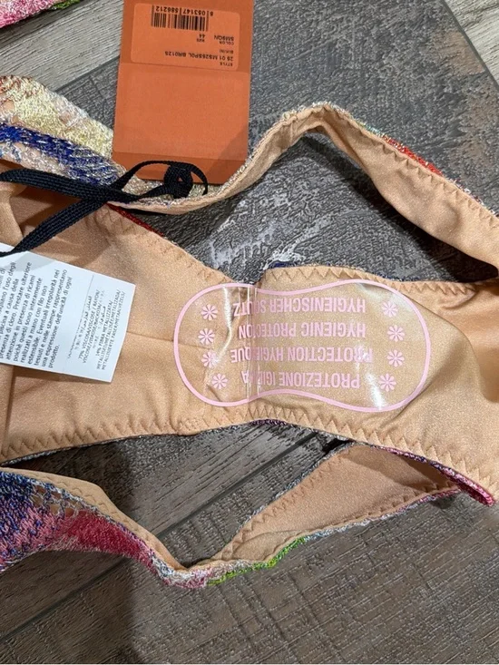 Missoni zig zag metallic bikini set NWT - Picture 3 of 4